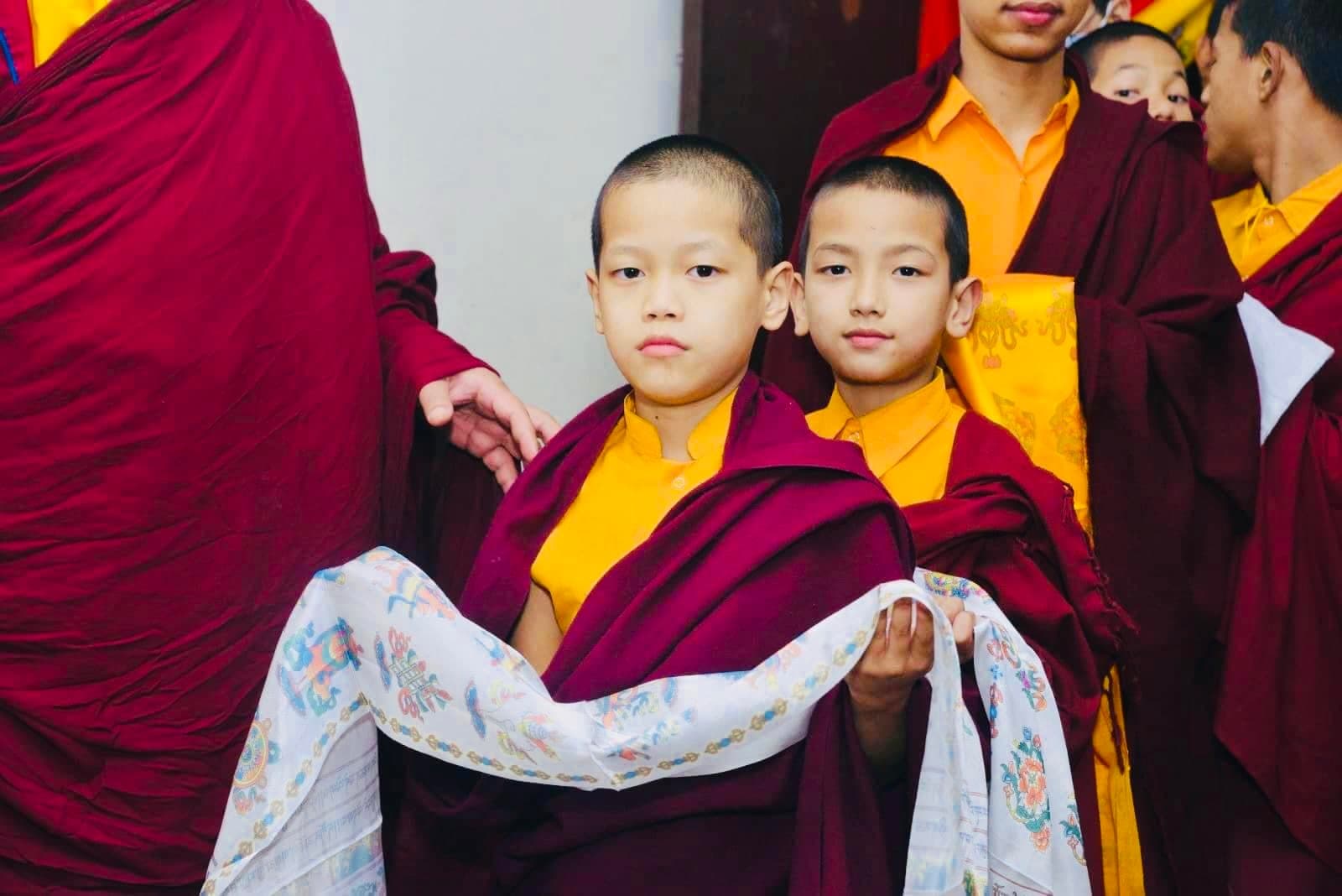 Young monk portrait